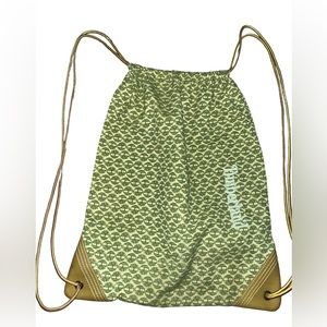 Vintage TIMBERLAND Backpack. Pull ties are actually make with boot laces!